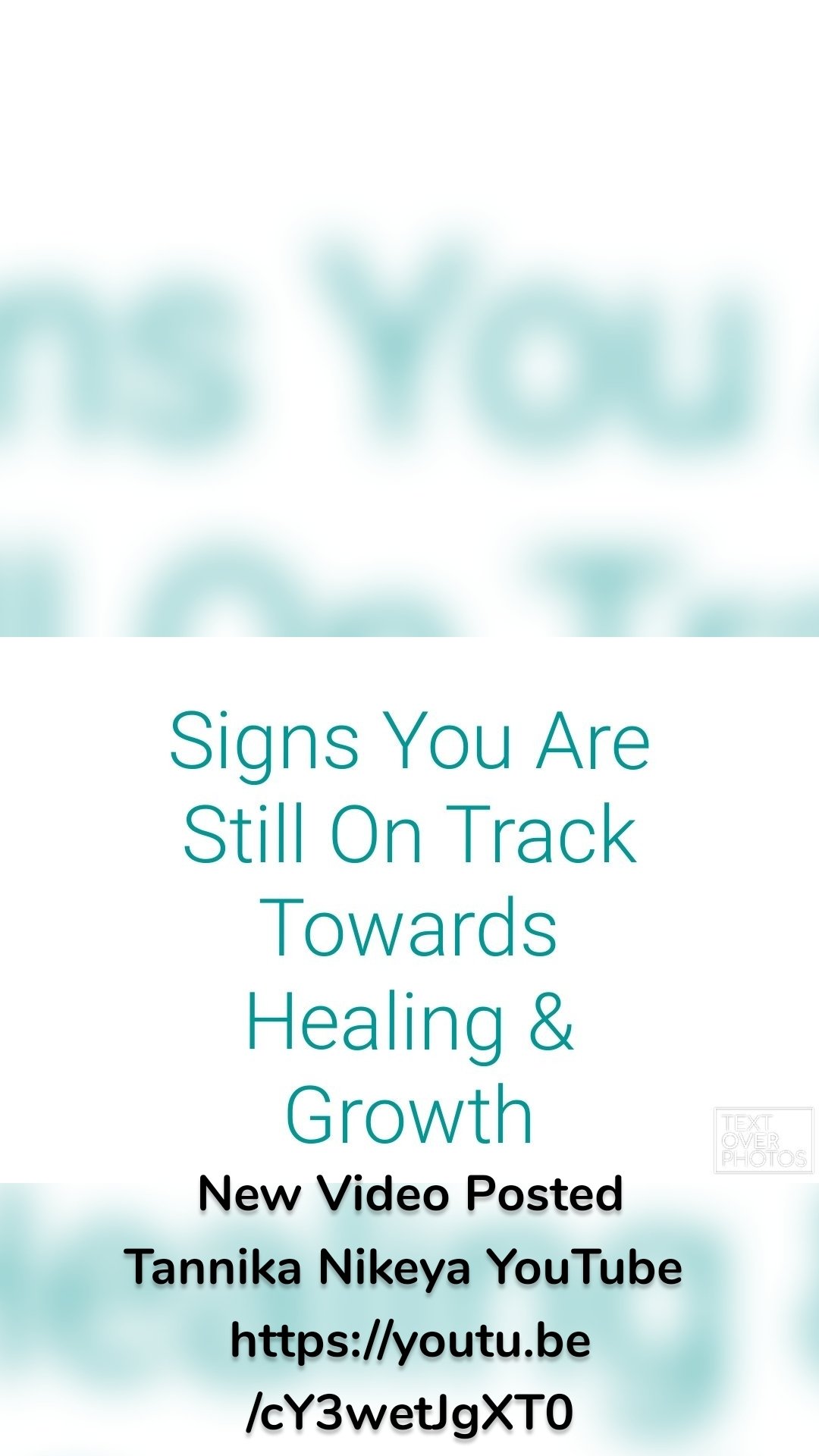 New Video Posted
Tannika Nikeya YouTube 
https://youtu.be/cY3wetJgXT0