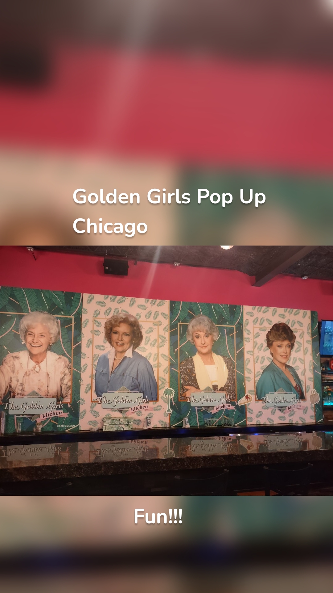 Fun!!! Golden Girls Pop Up     Chicago